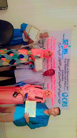 Sudan - tahabt project - certification of SMOH during CMAM training