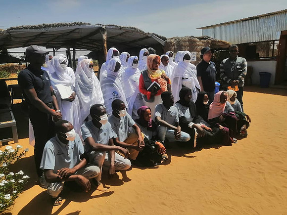 Sudan - thabat project - visit of CR to thabat HFs in East darfur.