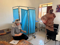 Sudan-Thabat Project-visit of technical advisor in Hagerzagawa HFs .