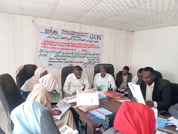 Sudan - thabat project - CMAM traning in East Darfur .