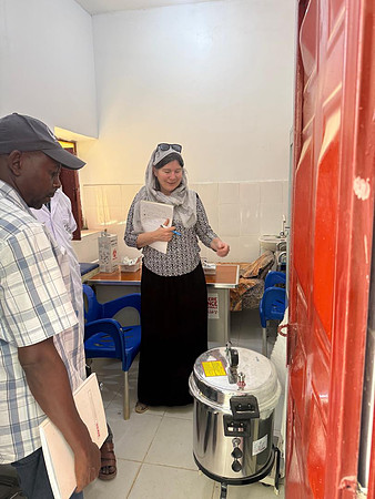 Sudan-Technical Advisor visit to Thabat HFs in WD
