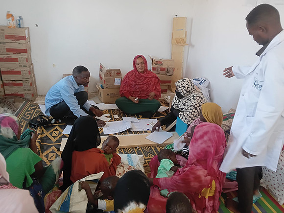 Sudan - thabat project - OTP session in Karak HFs.